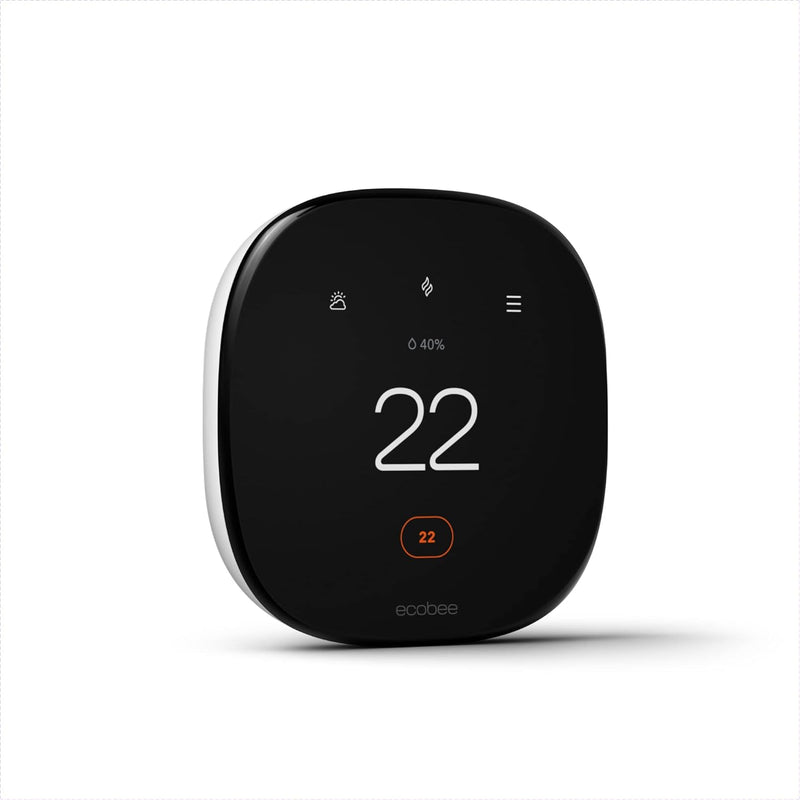 ecobee Wi-Fi Smart Thermostat Enhanced - Black
