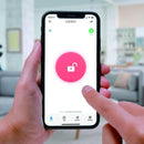 Serrure à pêne dormant LOCKLY PGD728FSN Secure Plus - Serrure intelligente Bluetooth, serrure de porte à empreinte digitale avec clavier breveté, contrôle par application, nickel satiné 