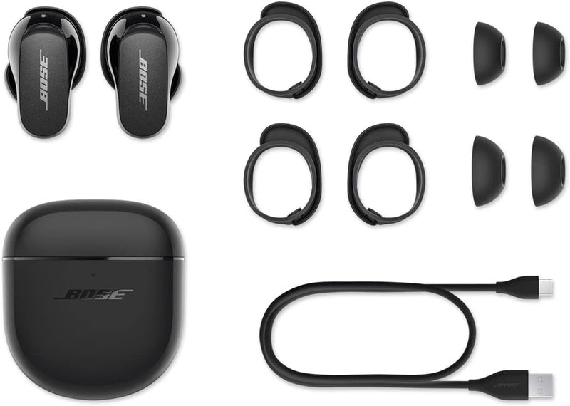 Bose QuietComfort Earbuds II In-Ear Noise Cancelling True Wireless Earbuds - Triple Black