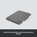 Logitech Rugged Folio for iPad (10th Generation) Protective Keyboard Case with Smart Connector and Durable Spill-Proof Keyboard - Graphite