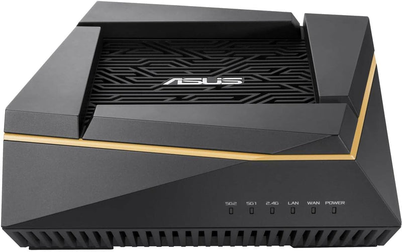 Asus RT-AX92U - OPEN BOX AX6100 Tri-Band Wi-Fi 6 Mesh Router with 802.11Ax, Lifetime Aiprotection Security by Trend Micro, Aimesh Compatible, Adaptive Qos & Parental Control