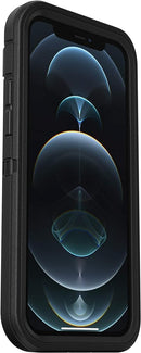 OtterBox Defender iPhone 12/iPhone 12 Pro Case, Shockproof Anti-Drop Heavy Duty Protective Case, Supports 4X More Drops Than Military Standard, Black