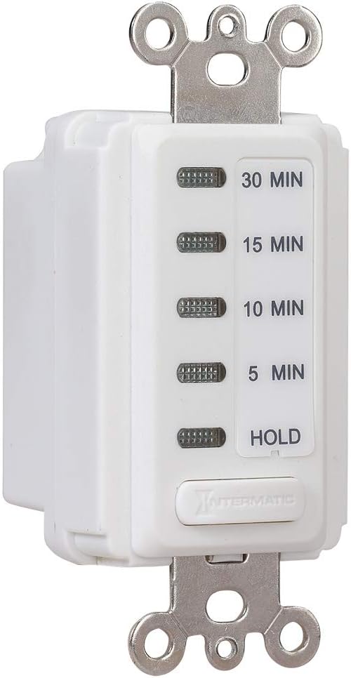 Intermatic EI200W Electronic Countdown Timer - Peaceful Silent Operation | Easy Time Selection | Universal Compatibility