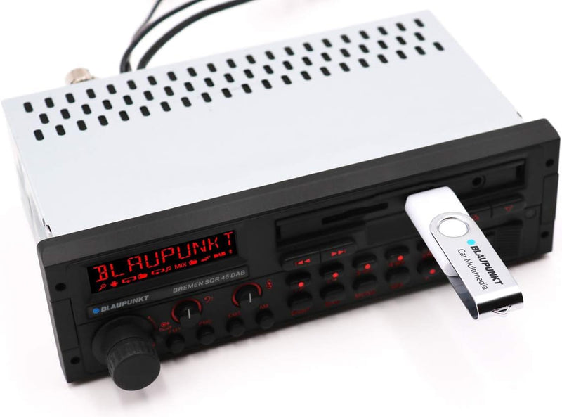 Blaupunkt BREMENSQR46DAB SDin Mechless Receiver (USB / AUX / SD / Bluetooth)