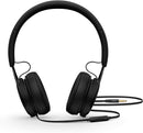 Beats EP Wired On-Ear Headphones - Battery Free for Unlimited Listening, Built in Mic and Controls - Black