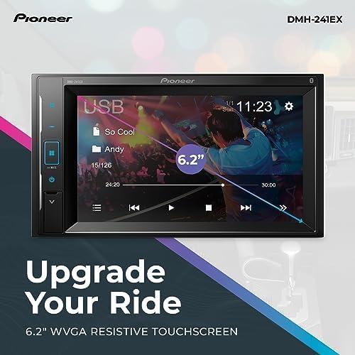 Pioneer DMH-241EX 6.2" Resistive Touchscreen Digital Media Receiver Brand New