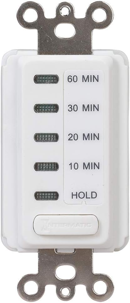 Intermatic EI210W Electronic Countdown Timer - Silent Operation | Easy Time Selection | Universal Compatibility