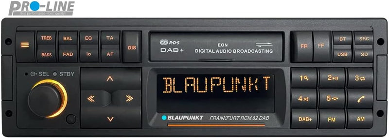 Blaupunkt FRANKFURTRCM82DAB SDin Mechless Receiver (USB / AUX / MicroSD / Bluetooth)