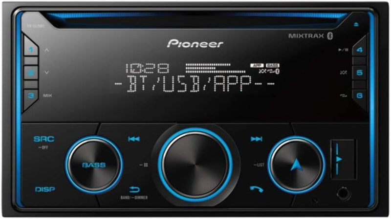 Pioneer FH-S520BT Double DIN CD Receiver with Improved Pioneer Smart Sync App Compatibility