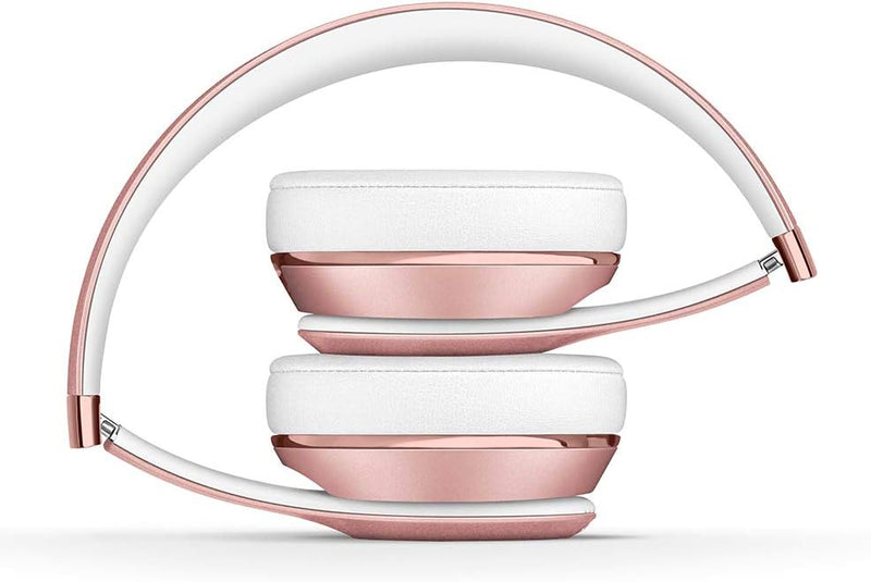 Beats Solo3 Wireless On-Ear Headphones - Apple W1 Headphone Chip, Class 1 Bluetooth, 40 Hours of Listening Time, Built-in Microphone - Rose Gold - MX442LL/A