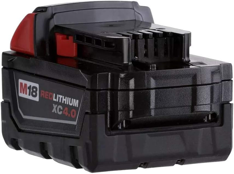 Milwaukee 48-11-1840 M18 18V Red Lithium-Ion High Demand 4.0 Ah Battery Pack