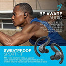 JLab JBuds Air Sport In-Ear Sound Isolating True Wireless Earbuds - Black