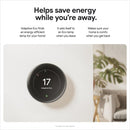 Google Nest Wi-Fi Smart Learning Thermostat (4th Gen) with Nest Temperature Sensor (2nd Gen) - Polished Gold