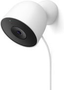 Google Nest Cam 2nd Gen Wired Outdoor Security Camera with 2K Video and Gemini - Snow