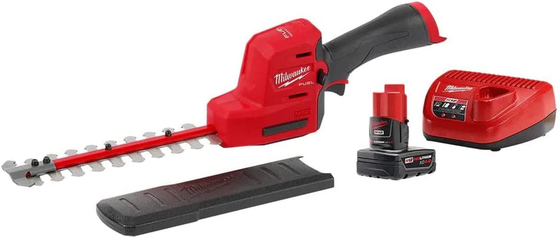 Milwaukee 2533-21 M12 FUEL 8 in. 12-Volt Brushless Cordless Hedge Trimmer Kit with M12 XC 4.0Ah Battery