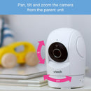 VTech VM5262 5" Color LCD Digital Video Baby Monitor with Long Range, 360 Degree Pan & Tilt Camera, Automatic Night Vision, Temperature Sensor