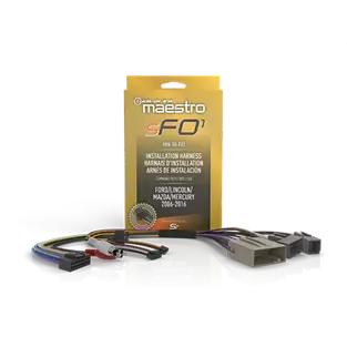 iDatalink HRN-SR-FO1 Connect a new car stereo and retain steering wheel controls and factory amp in select 2006-16 Ford, Lincoln, Mercury, and Mazda vehicles