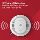 Kidde 30CUDR-VCA DETECT Combination Smoke & Carbon Monoxide Alarm, with AA Battery (Included) and Voice Alerts