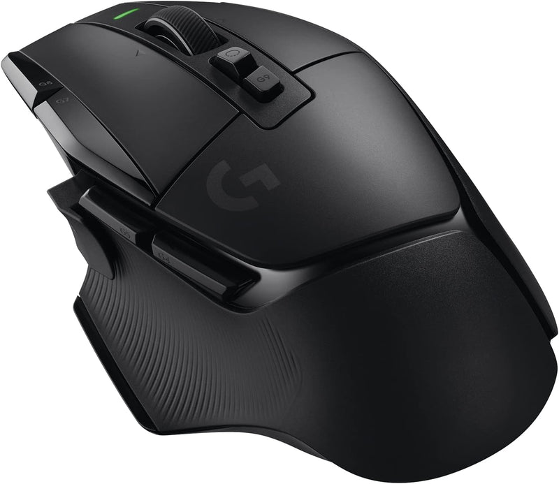 Logitech G502 X Lightspeed Wireless Gaming Mouse - Optical Mouse with LIGHTFORCE Hybrid Optical-Mechanical switches, Hero 25K Gaming Sensor, Compatible with PC - macOS/Windows - Black( Open Box )