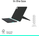 Logitech Flip Folio Keyboard Case for iPad Pro 11" (M4)/Air 11" (M2/M3)/iPad Air (5th Gen) - Graphite