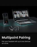 Shokz OpenComm 2UC Bone Conduction Bluetooth Headset - Black