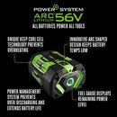 EGO POWER+ Rechargeable ARC Lithium Technology Battery 56V, 6.0Ah - BA3360T