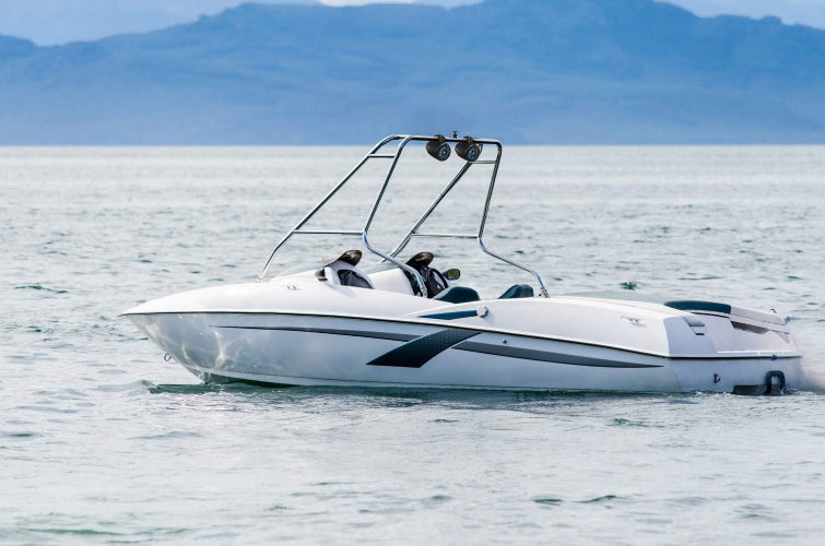 BOSS Audio B40RGB Marine Waketower Speaker System - 500 Watts of Power Per Pair, 250 Watts Each, 4 Inch, Full Range, 2 Way, RGB LED Illumination, Marine Grade, Weatherproof, Sold in Pairs