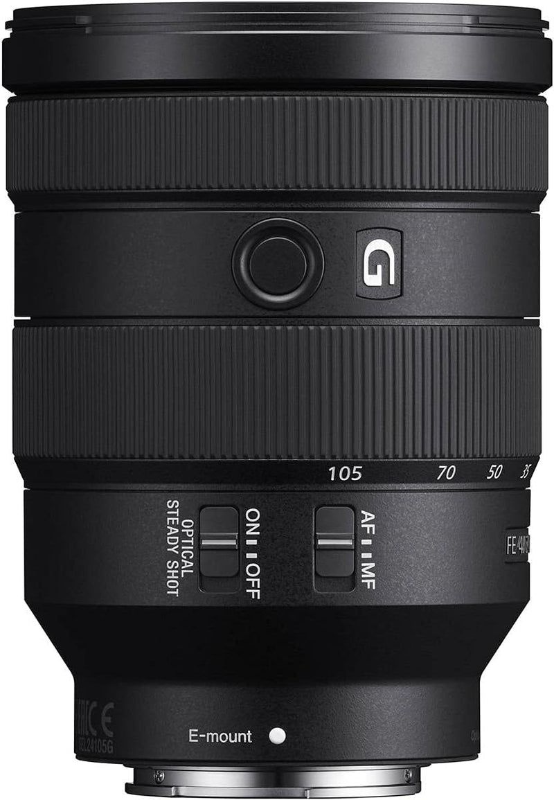 Sony 24-105mm f/4.0-22 Standard-Zoom Fixed Zoom Camera Lens, Black - SEL24105G