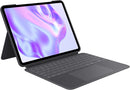 Logitech Combo Touch iPad Pro 13-inch (M4)(2024) Keyboard Case - Detachable Backlit Keyboard with Kickstand, Comfortable Typing, Multi-use Mode - Graphite