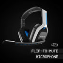 Casque de jeu sans fil ASTRO Gaming A20 Gen 2 avec microphone pour PS5 / PS4 - Blanc/Bleu 