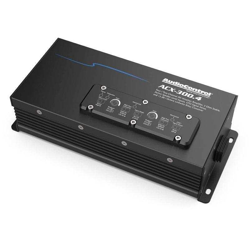 AudioControl ACX-300.4 Powersports/Marine All Weather 4-Channel Amplifier - (4 x 75 watts @ 2 ohms) & (4 x 50 watts @ 4 ohms)