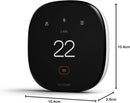 ecobee Wi-Fi Smart Thermostat Enhanced - Black