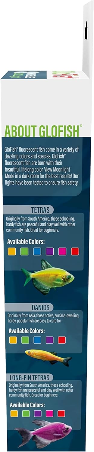 GloFish 29014 LED Aquarium Light, 8-Inch, Blue