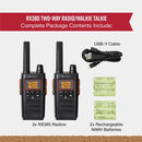 Cobra RX380 Easy-to-Use Weather-Resistant 32 Mile FRS, 40-Channel 2-Way Radios (2-Pack)