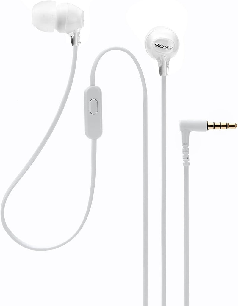 Sony MDREX15AP/W In-Ear Headphone for Smartphone - White