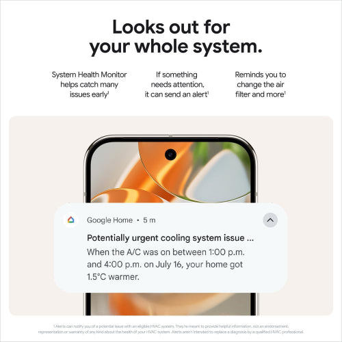 Google Nest Learning Thermostat (4th Gen) with Nest Temperature Sensor (2nd Gen) - Energy Saving Smart Thermostat with Adaptive Eco - Works with Alexa and Google Home App - Polished Silver