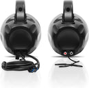 BOSS Audio B40RGB Marine Waketower Speaker System - 500 Watts of Power Per Pair, 250 Watts Each, 4 Inch, Full Range, 2 Way, RGB LED Illumination, Marine Grade, Weatherproof, Sold in Pairs