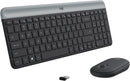Logitech MK470 Slim Wireless Keyboard and Mouse Combo – Compact, Quiet, Stylish