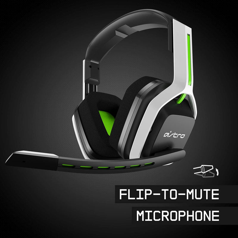 Casque de jeu sans fil ASTRO Gaming A20 Gen 2 avec microphone pour Xbox Series X / Xbox One - Blanc/Vert 