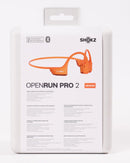 Shokz OpenRun Pro 2 Bone Conduction Open-Ear Bluetooth Headphones - Orange