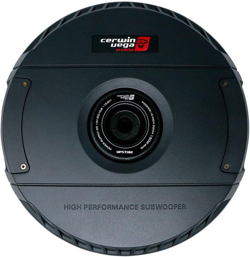 Cerwin Vega VPSTX12 Shallow 12" 600W 2Ω Spare Tire Powered Subwoofer