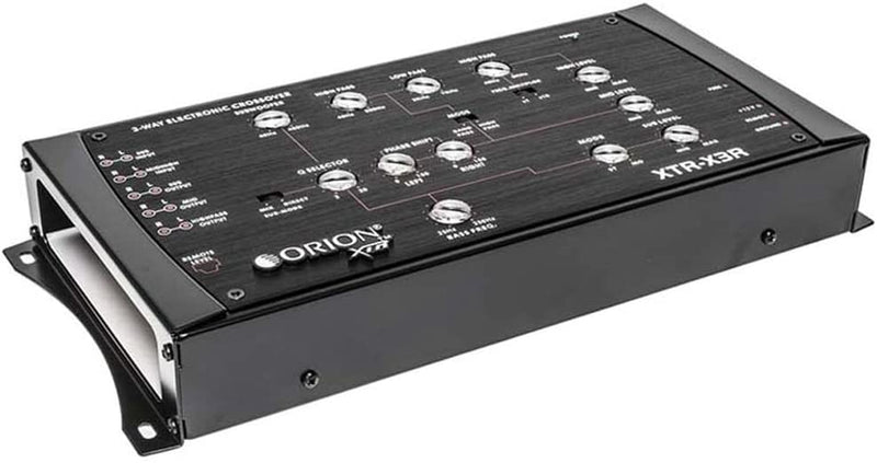 Orion XTR-X3R 3-Way Electronic Crossower Network with Remote Bass Boost and Level Control