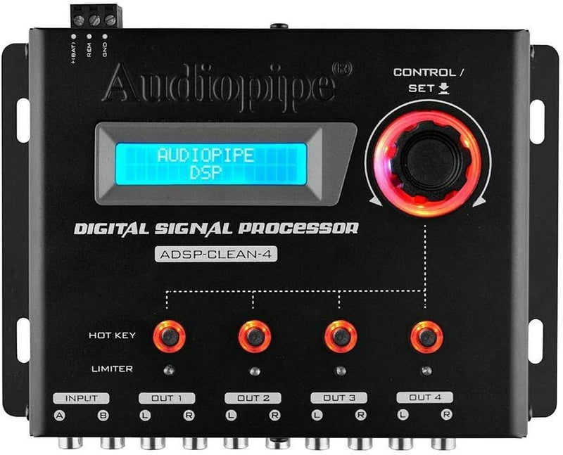 Audiopipe ADSP-Clean-4 1 in / 4 Out Digital Signal Processor