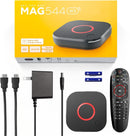 MAG544w3 TV Set-Top Box - 4K HDR TV Streaming Device with Amlogic S905Y4 Chipset, 1GB DDR4 RAM, 4GB Flash Memory, Dolby Digital Plus, Linux 4.9, Dual-Band WiFi, USB 2.0, HDMI Cable and Remote