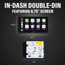 BOSS Audio BV850ACP Package Includes BV800ACP digital multimedia receiver with ELPC40B backup camera (does not play discs) Open Box