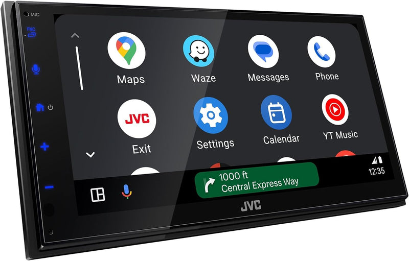 JVC KW-M695BW 6.8" Digital Media Receiver with Wireless Apple CarPlay & Android Auto