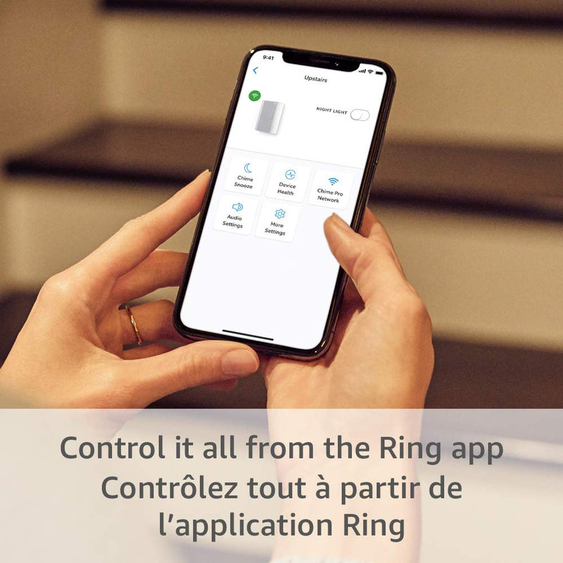 Ring Chime Pro – Wi-Fi Extender & Smart Doorbell Chime for Ring Devices, Dual-Band Wi-Fi, Easy Plug-In Setup, Adjustable Volume & Do Not Disturb Mode