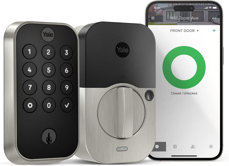 Yale Assure Lock 2 Key Wi-Fi Smart Lock - Satin Nickel