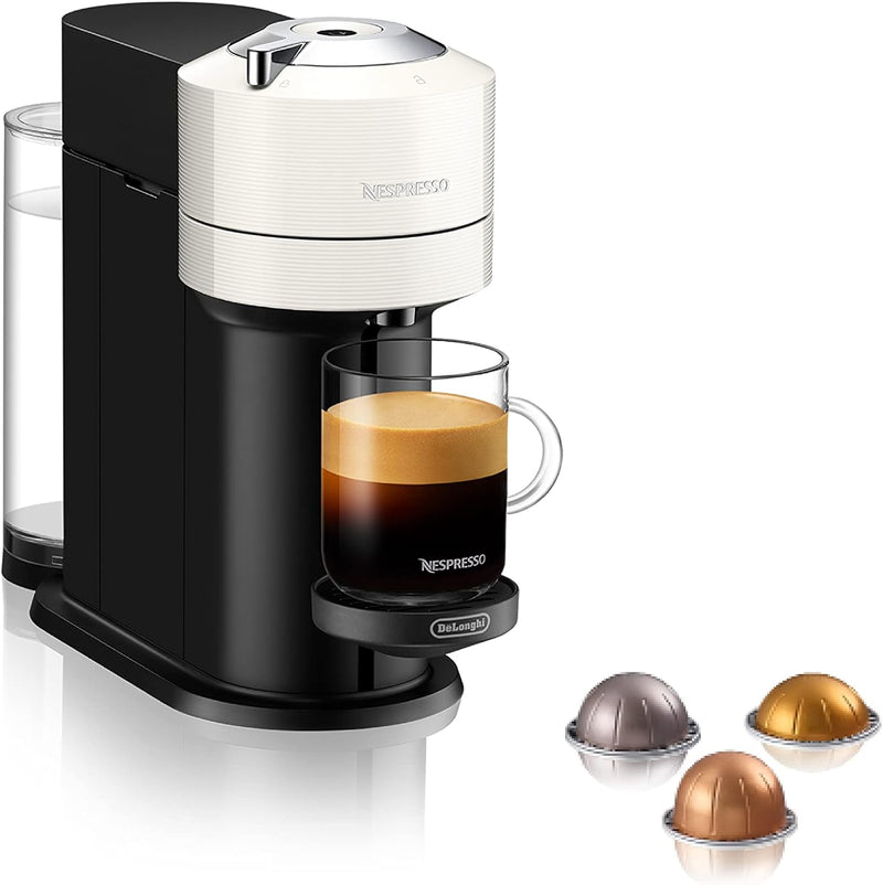 Nespresso Vertuo Next Coffee and Espresso Machine by De'Longhi, White