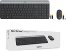 Logitech MK470 Slim Wireless Keyboard and Mouse Combo – Compact, Quiet, Stylish
